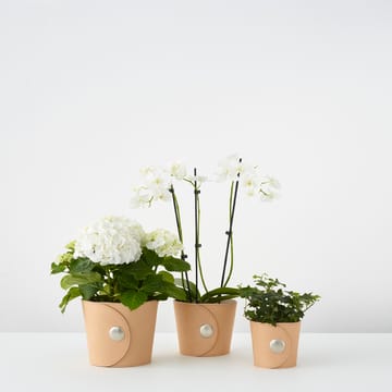 Hug flower pot - 浅棕色, h.15 cm - A2