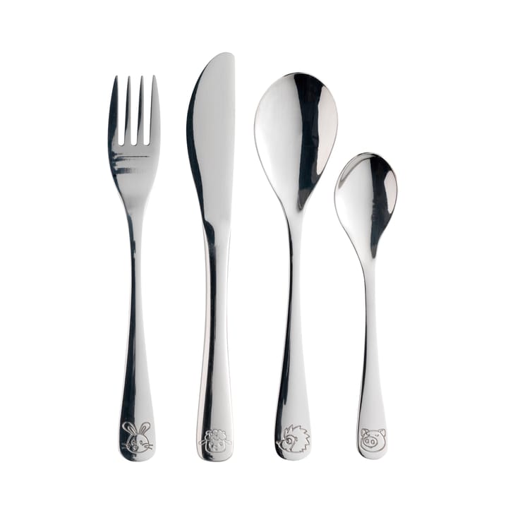 Aida children's 餐具 cutlery 4 pieces - Steel - Aida