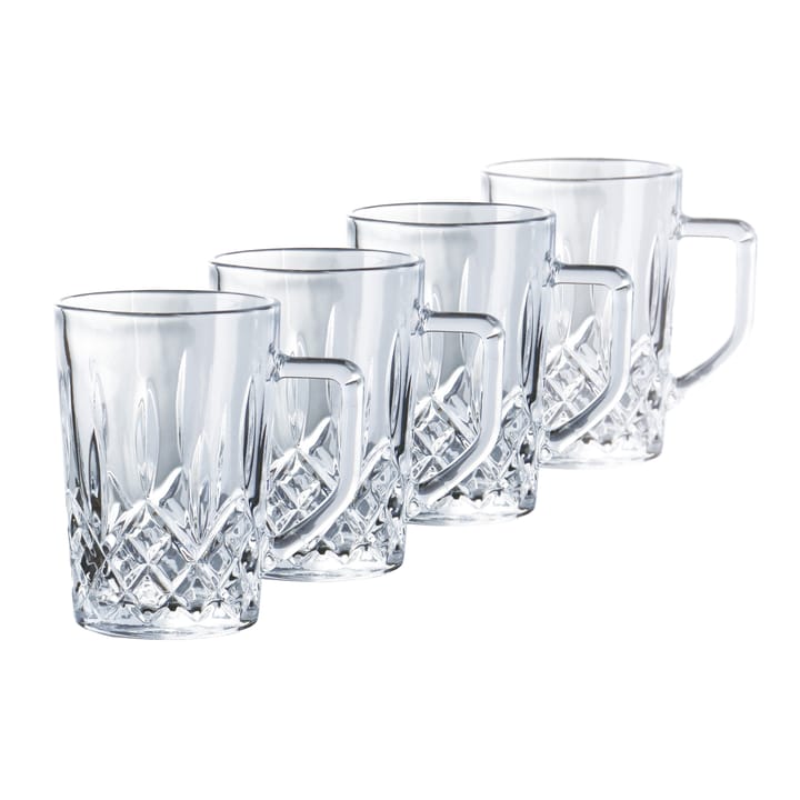 Harvey coffee glass with handle 27,5 cl 四件套装 - Clear - Aida