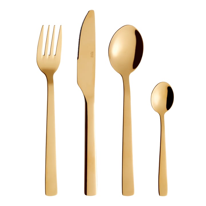 Raw 餐具 cutlery 24 pieces - Gold - Aida