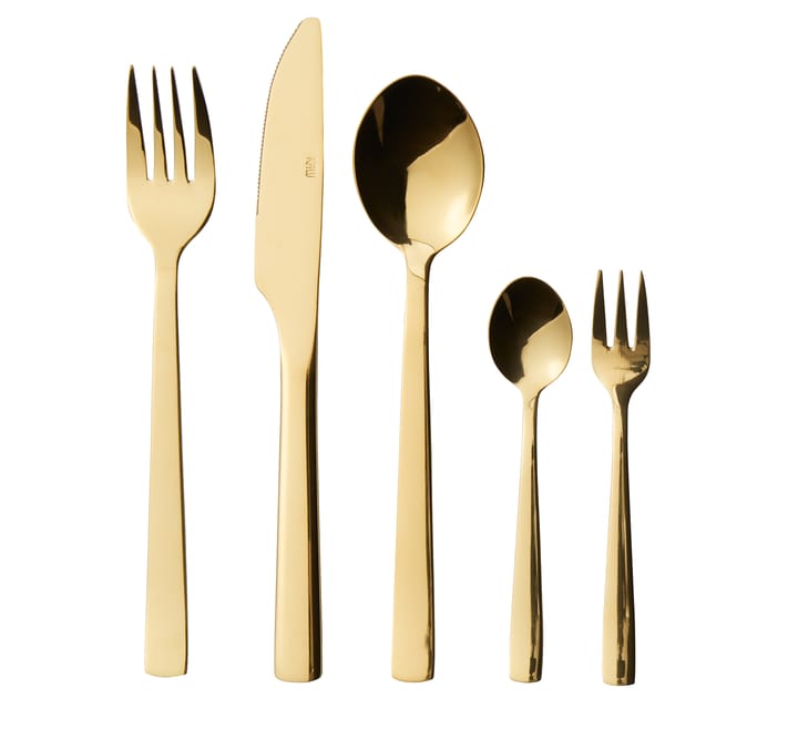 Raw 餐具 cutlery 60 pieces - Gold - Aida