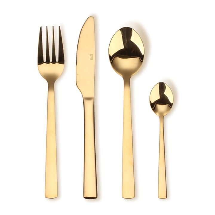 Raw 餐具 cutlery set 16 pcs - gold - Aida