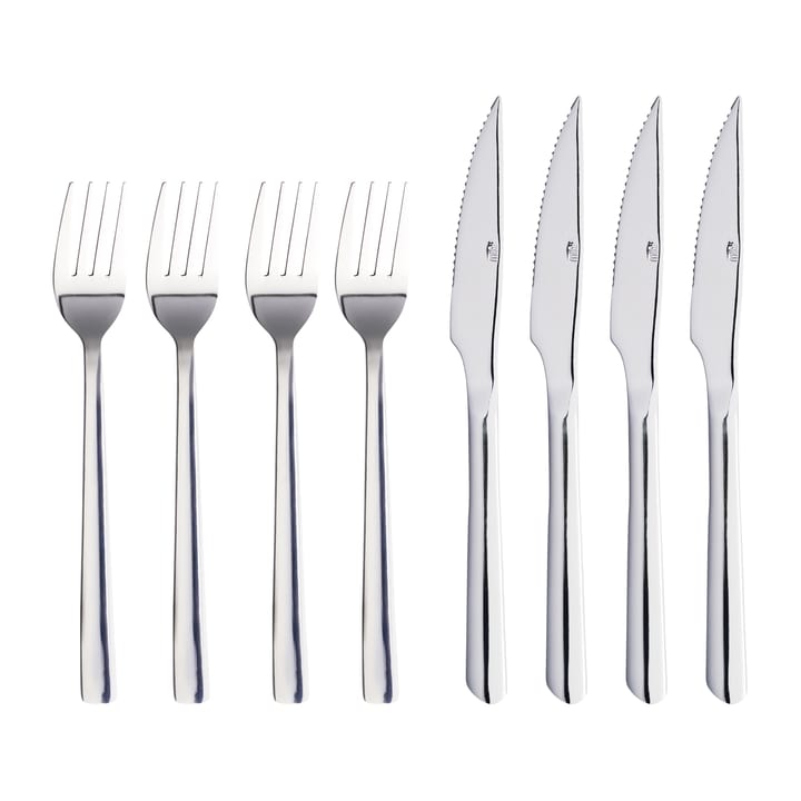 Raw grill 餐具 cutlery 8 pieces - Polished 不锈钢 - Aida