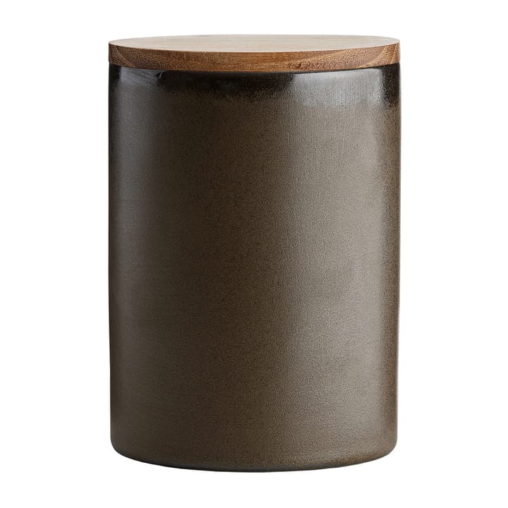 Raw storage jar with lid 15 cm - Metallic 棕色 - Aida