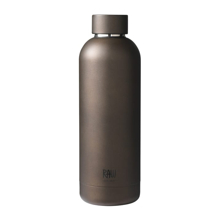 Raw thermos bottle 0.5 l - matte 棕色 - Aida