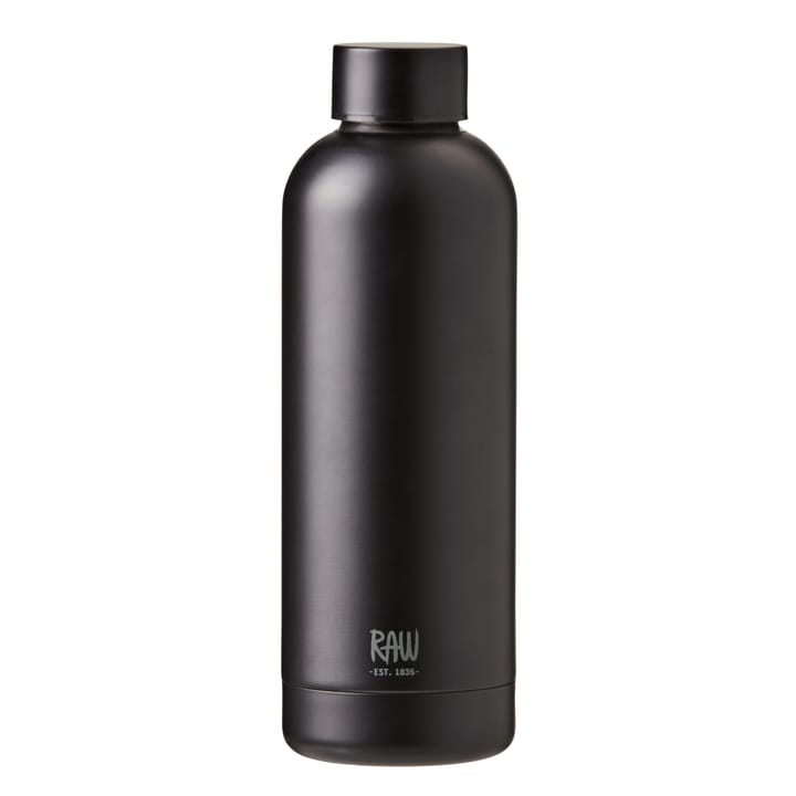 Raw thermos bottle 0.5 l - matte 黑色 - Aida