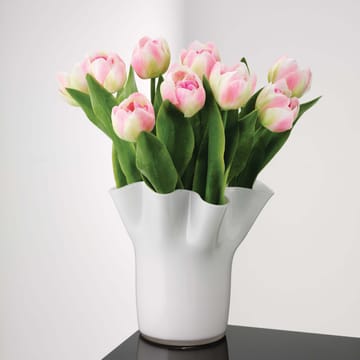 Tulip 花瓶 20 cm - 白色 - Aida