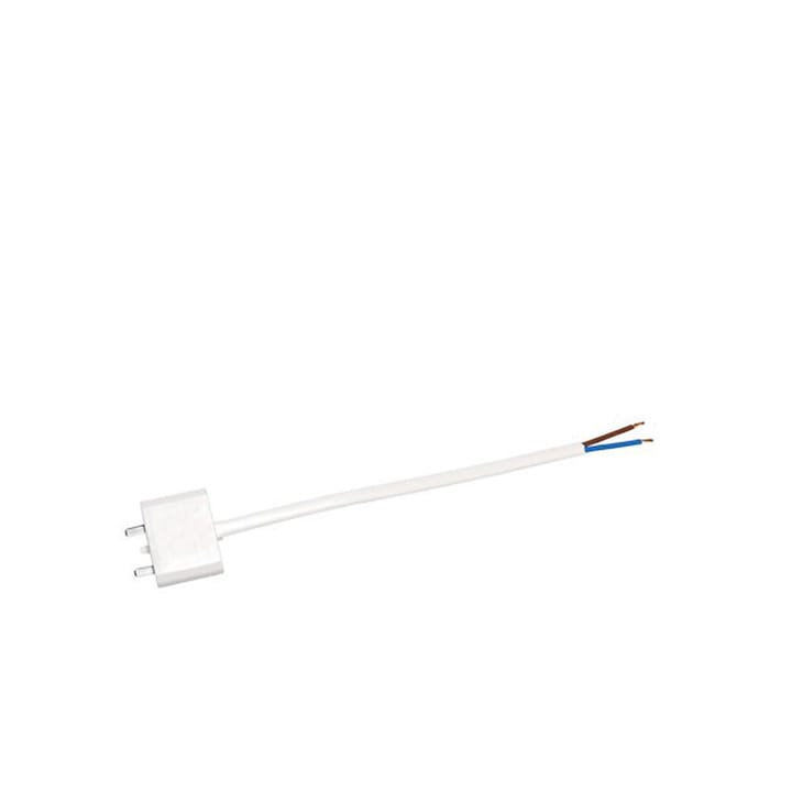 灯 plug DCL - White, with cord 18 cm, unearthed - Airam