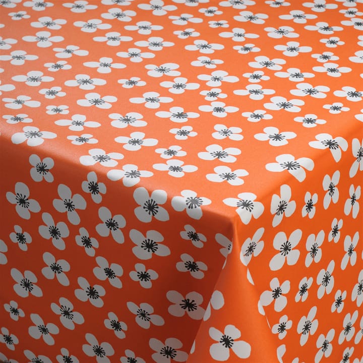 Belle Amie 纺织品 (fabric) orange - 橘色-白色 - Almedahls