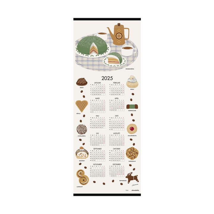 Fika calendar 2025 - 35x90 cm - Almedahls