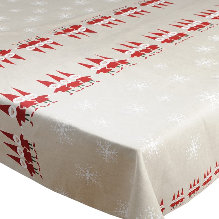 Tomtenisse 圣诞老人 桌布 147x250 厘米 - 米色 - Almedahls