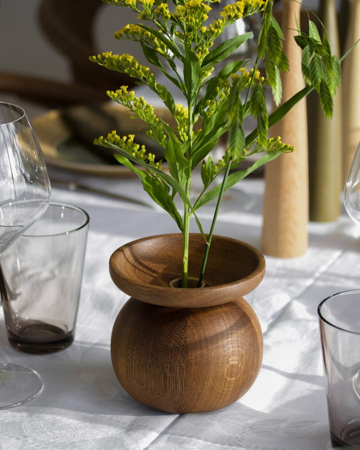 Shape bowl 花瓶, Smoked oak Applicata