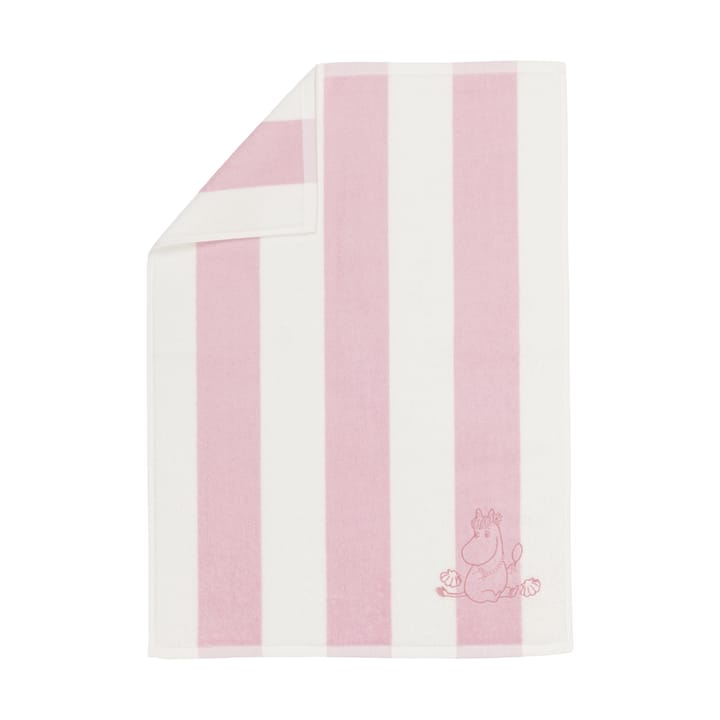 姆明 毛巾 50x70 cm - 贝壳白 粉色-白色 - Arabia