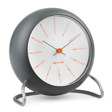 AJ Bankers 桌面时钟 Ø11 cm - Dark 灰色 - Arne Jacobsen Clocks