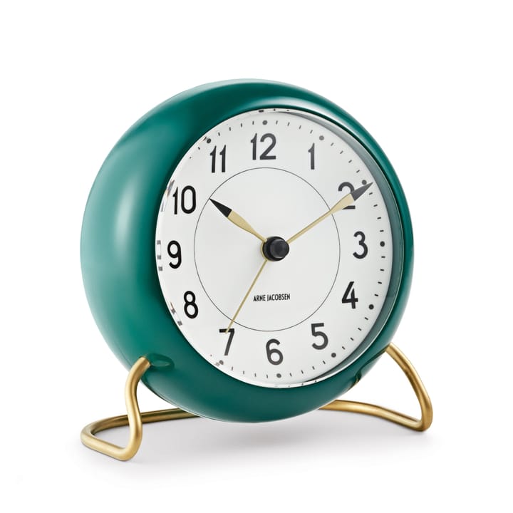 AJ Station 桌面时钟 green - 绿色 - Arne Jacobsen Clocks