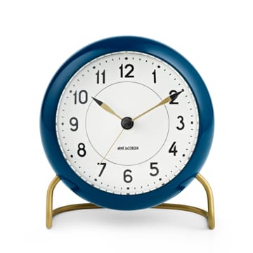 AJ Station 桌面时钟 petrol blue - petrol 蓝色 - Arne Jacobsen Clocks