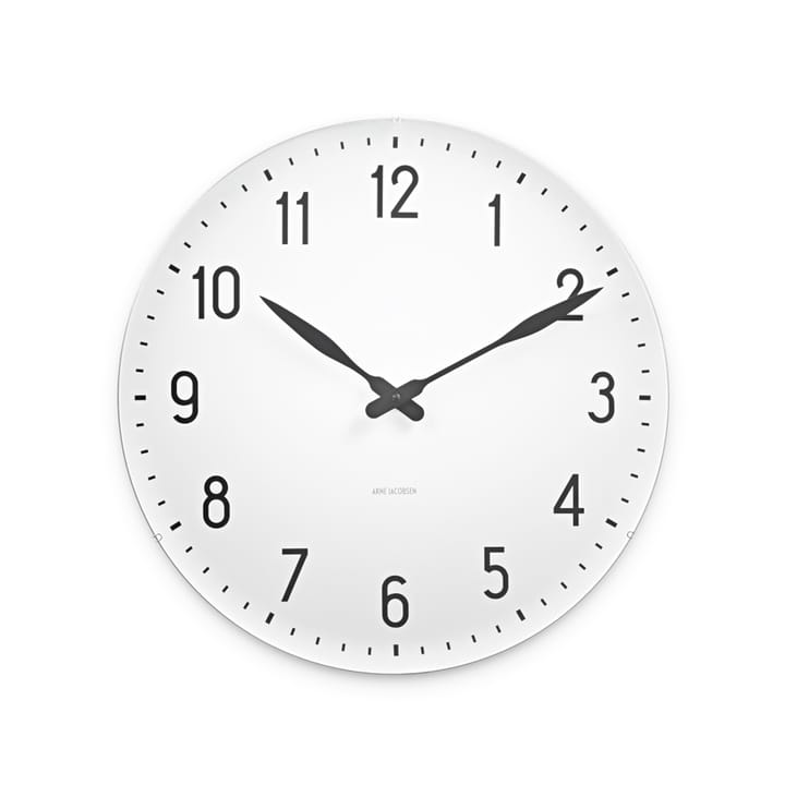 AJ Station Wall clock - 白色, ø48 cm - Arne Jacobsen Clocks