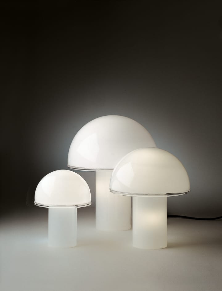 Onfale Medio 台灯 Ø28 cm, 蛋白石 白色的 Artemide