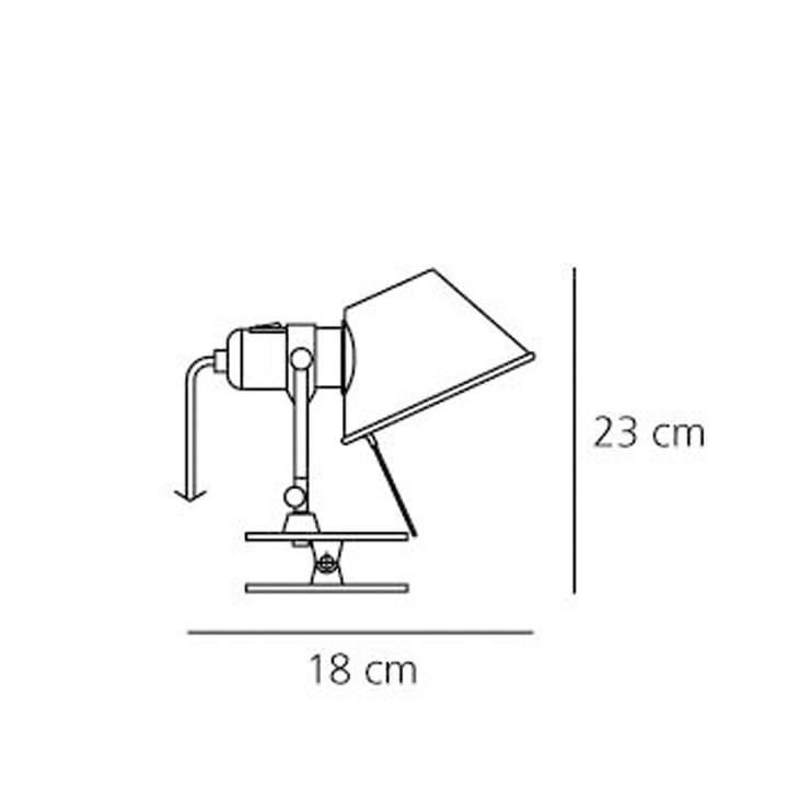 Tolomeo pinza 壁灯 - 铝, led - Artemide