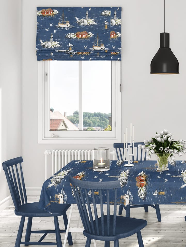 Fiskeskär oilcloth - 蓝色 - Arvidssons Textil