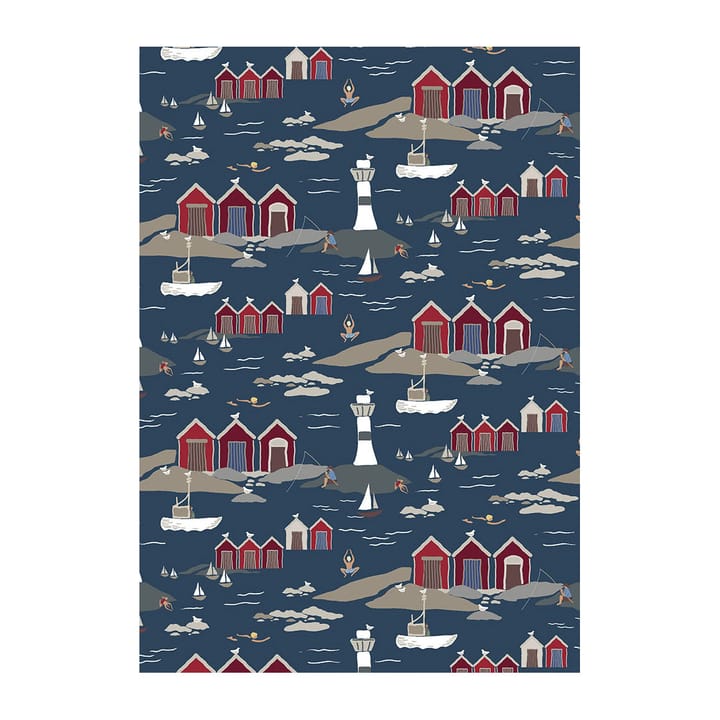 Kust oilcloth - 蓝色 - Arvidssons Textil