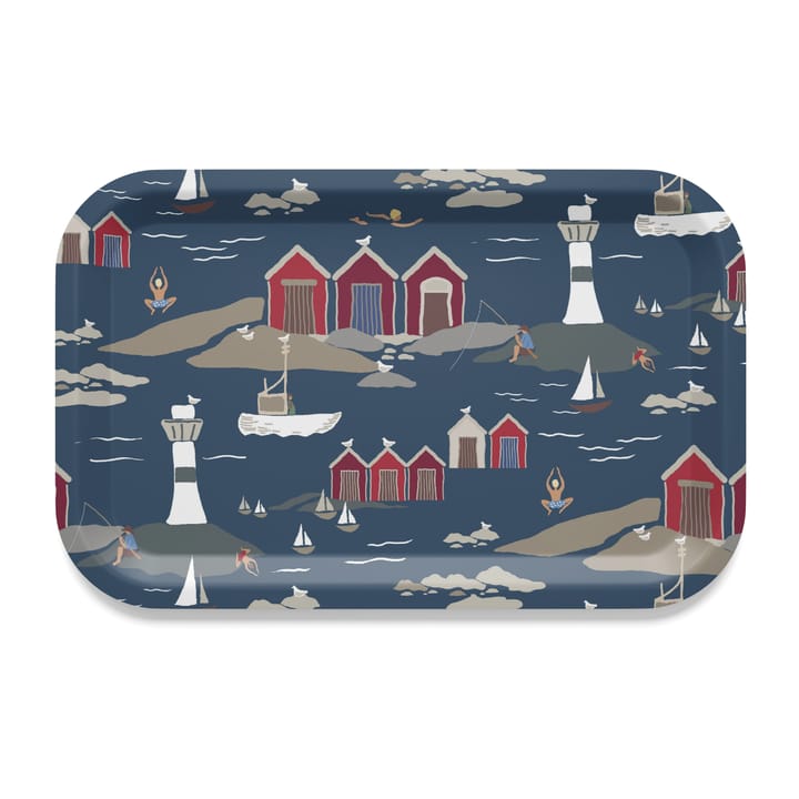 Kust tray 20x27 cm - 蓝色 - Arvidssons Textil