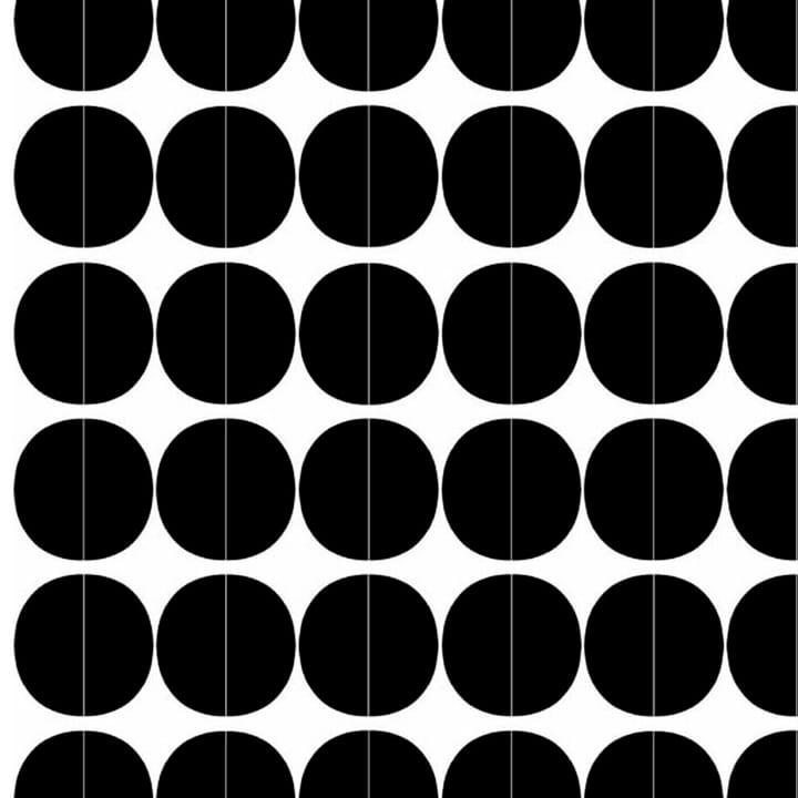 Lane 纺织品 (fabric) - 黑色 circles - Arvidssons Textil