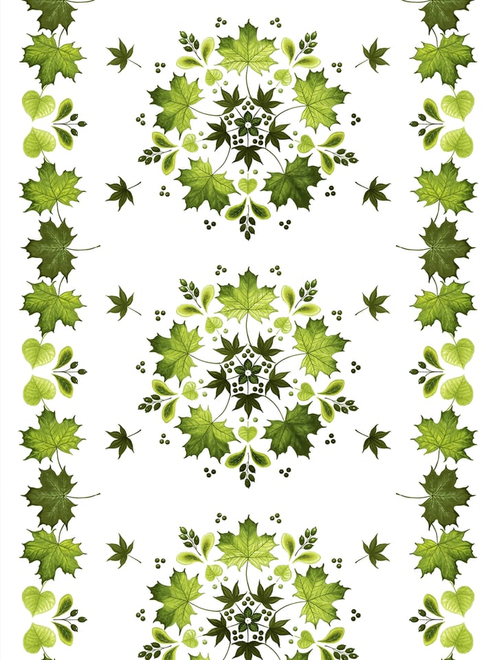 Lövkrans 油布 - 绿色 - Arvidssons Textil