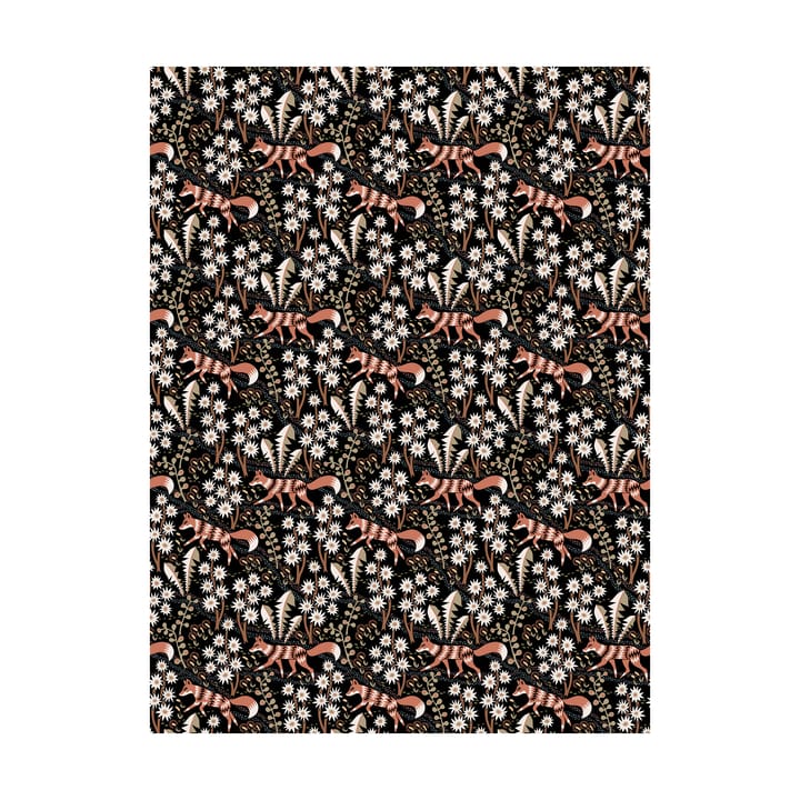 Stjärnspeja 纺织品 - Black-rust - Arvidssons Textil