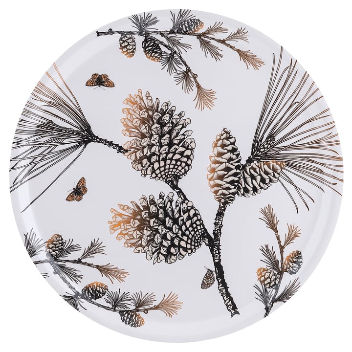 Pine Cone 托盘 Ø 38 cm - Cotton 白色 - Åry Home