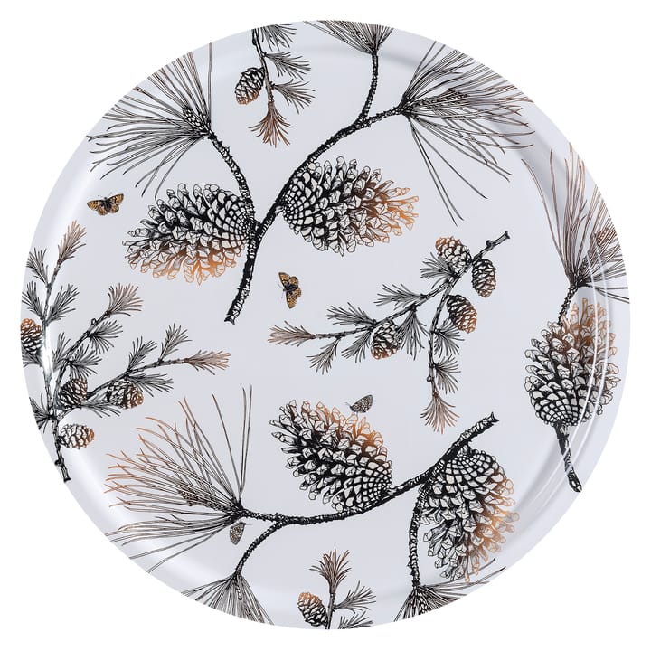 Pine Cone 托盘 Ø 65 cm - Cotton 白色 - Åry Home