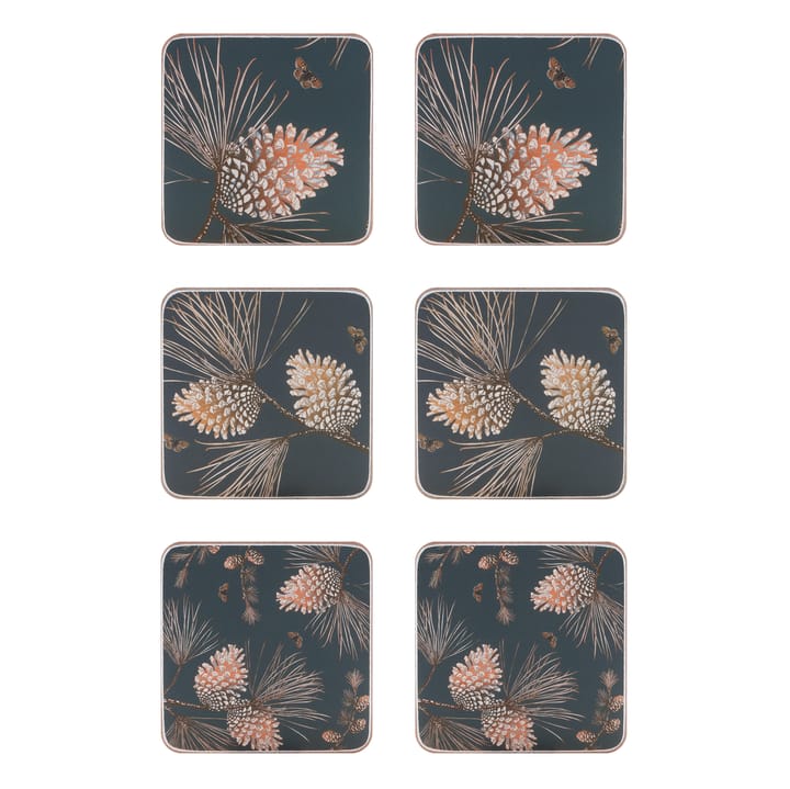 Pine Cone coaster 六件套装 - thunder - Åry Home