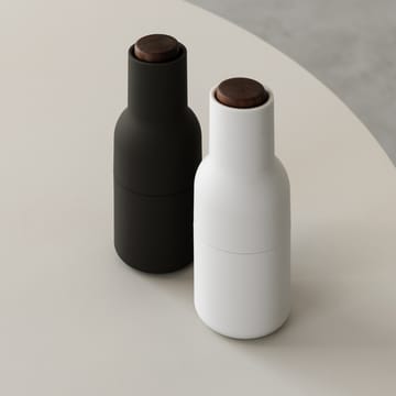 Bottle Grinder 调料研磨瓶两件套装 - 灰碳色 (胡桃木盖子) - Audo Copenhagen