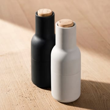 Bottle Grinder 调料研磨瓶两件套装 - 灰碳色 (山毛榉木盖子) - Audo Copenhagen