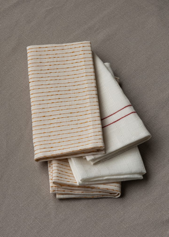 Cressida linen 餐巾纸 45x45 cm - Burnt 土黄赭 - Audo Copenhagen