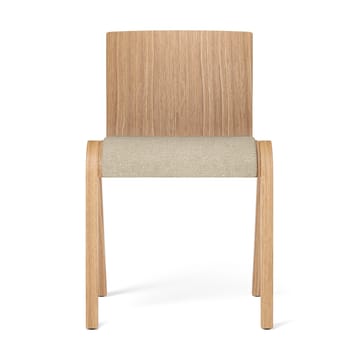 Ready 椅子 upholstered seat - 原色/自然色 自然木色-Audo Bouclé 02 - Audo Copenhagen