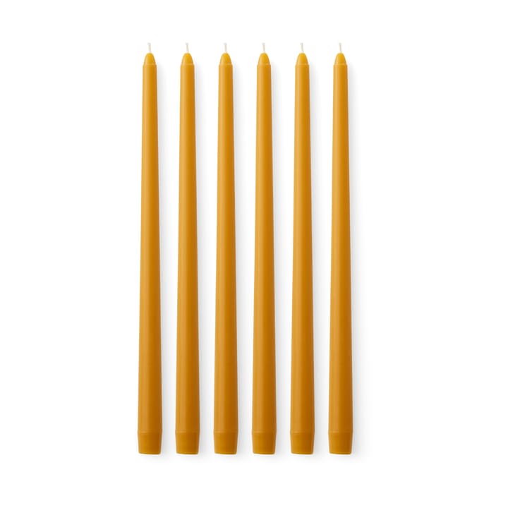 Spire candles 38 cm 六件套装 - Ochre - Audo Copenhagen