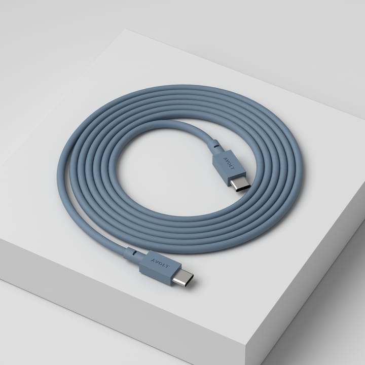 Cable 1 USB-C to USB-C charging cable 2 m - Shark 蓝色 - Avolt