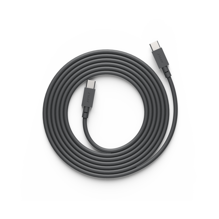 Cable 1 USB-C to USB-C charging cable 2 m - Stockholm 黑色 - Avolt