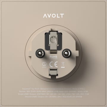 Square 2 outlet - 米色 - Avolt