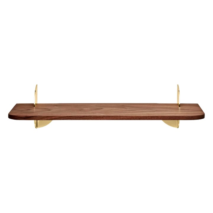 Aedes shelf 50 cm - wallnut-gold - AYTM