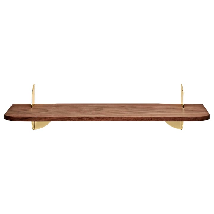 Aedes shelf 80 cm - wallnut-gold - AYTM