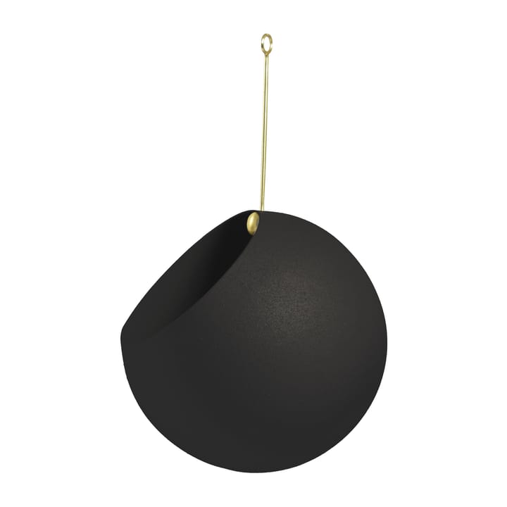 GLOBE hanging pot 17x28 cm - 黑色 - AYTM