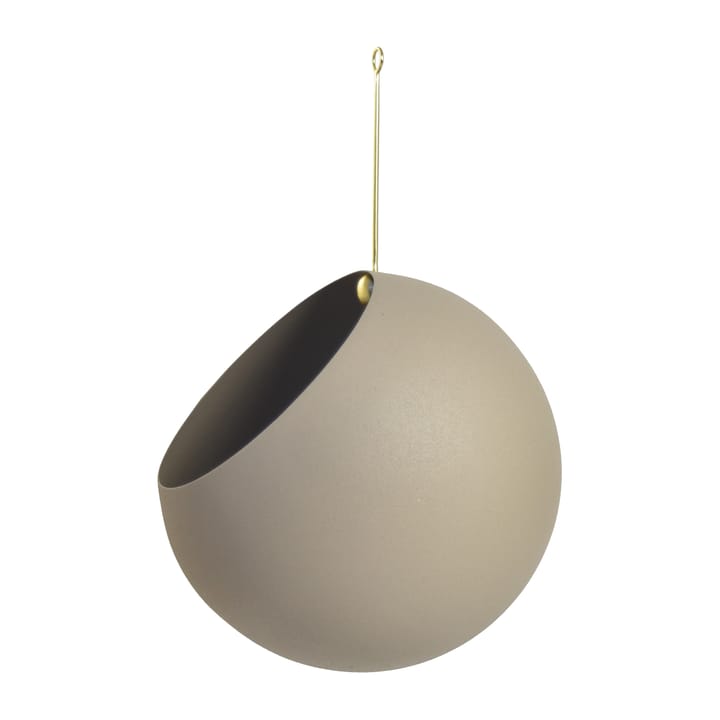 GLOBE hanging pot 21x32 cm - 灰褐色（Taupe） - AYTM