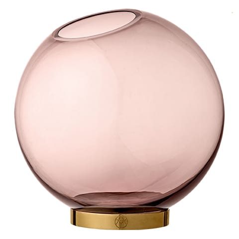 Globe 花瓶 large - 粉色-brass - AYTM