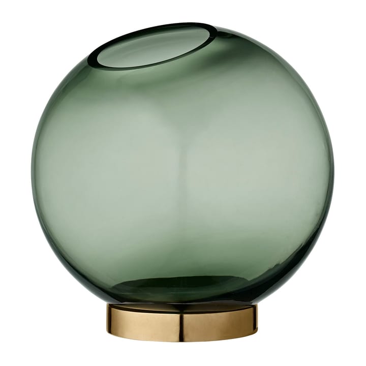 Globe 花瓶 medium - 绿色-brass - AYTM