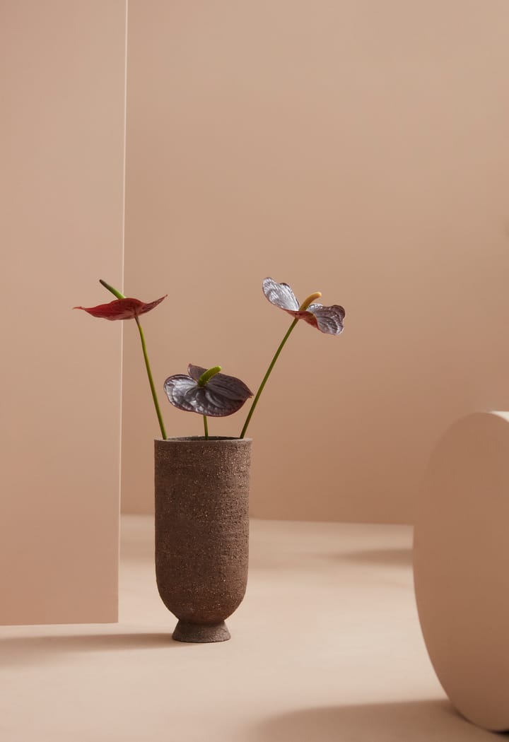 Terra flower pot- 花瓶  Ø13 cm - Java 棕色 - AYTM