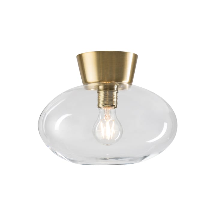 Bulllo ceiling 灯 clear glass Ø27 cm - brass - Belid