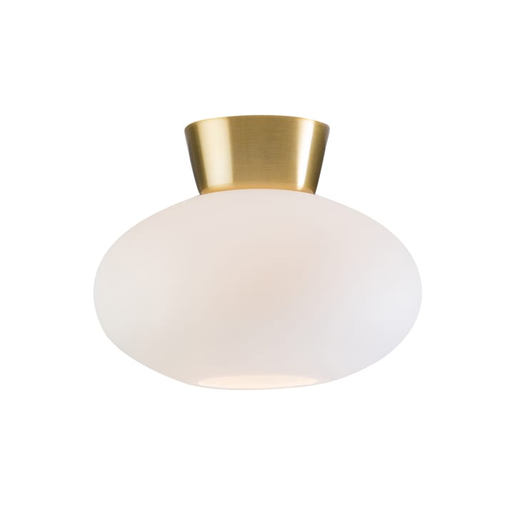 Bullo ceiling 灯 opal glass Ø27 cm - brass - Belid