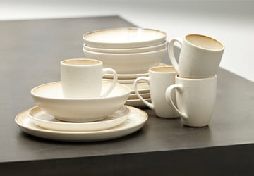 Bitz dinnerware 套装 16件 - Cream 白色 - Bitz